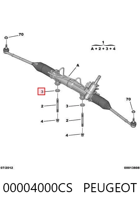 Управління рульове в зборі Peugeot 206 хетчбек (2A/C) (1998 - 2008) ціна, від 175.14 USD