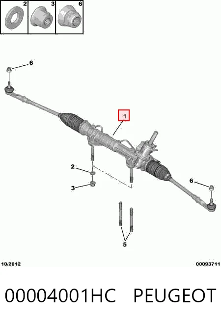 Купити 6820000084 Renault (RVI) Рульова рейка