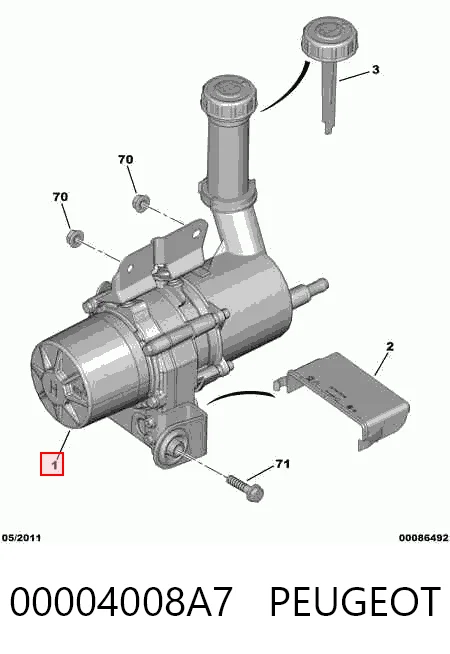 Насос ГУР A5100993 HPI