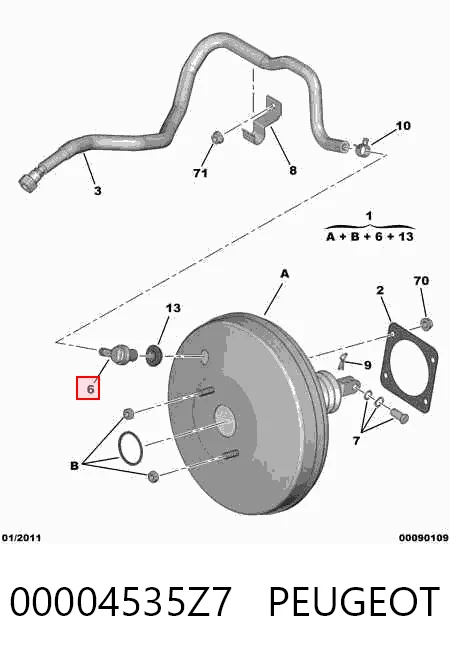 Вакуумника Mitsubishi Outlander II XL позашляховик (CWW) (2005 - 2012) ціна, від 50.68 USD