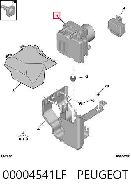 Купити Блок АБС Peugeot 308 I 4A, 4C