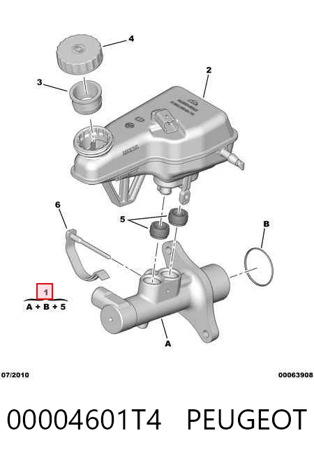 Купити 9467547680 Fiat/Alfa/Lancia Головний гальмівний циліндр