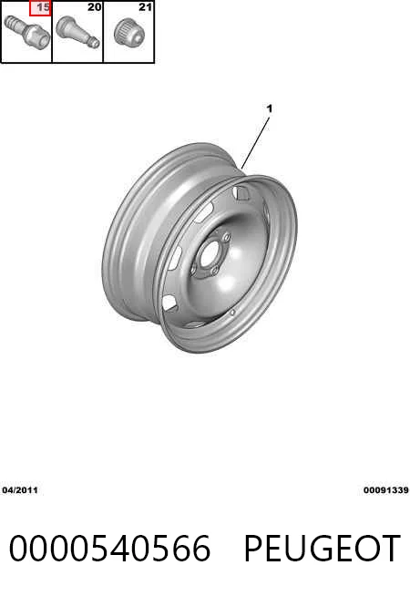 Болт 540566 Fiat/Alfa/Lancia