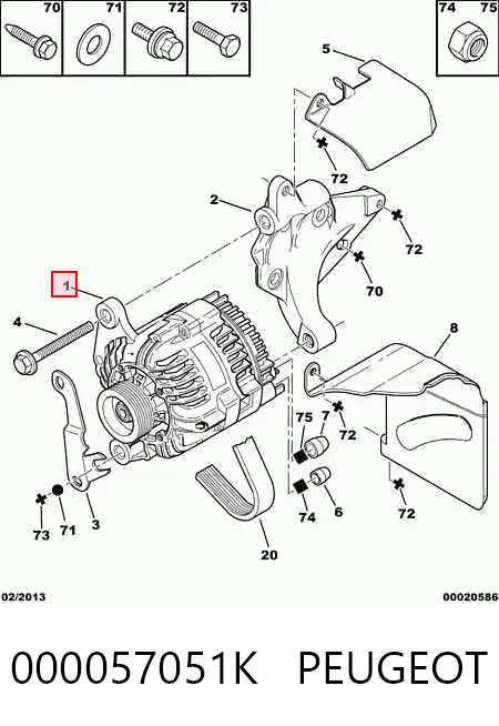 Купити Генератор Citroen Berlingo  B9