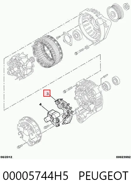 593526 VALEO Діодний випрямляч