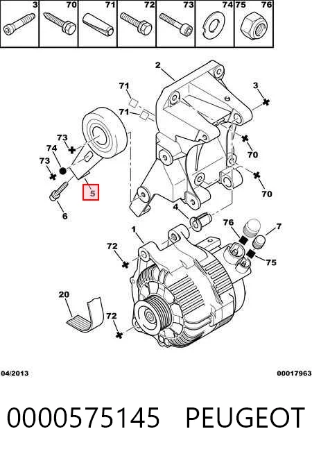 Натяжний ролик Magneti Marelli MPQ1317 ціна, від 33.51 USD