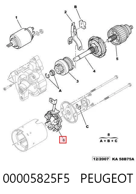 SBH0079 AS/Auto Storm Щеткодеpжатель стартера