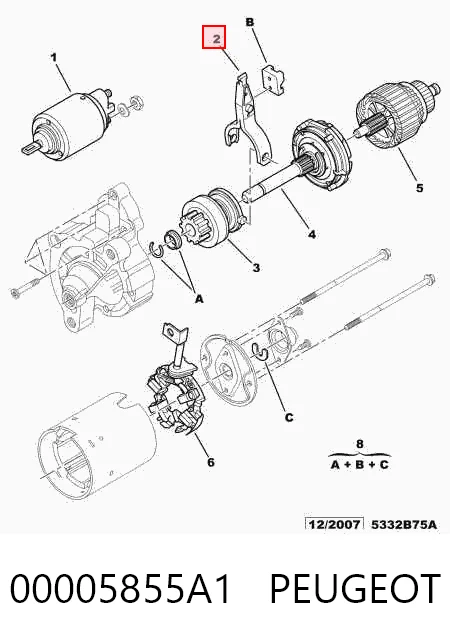 Виделка стартера Ford T157954 ціна, від 1.41 USD