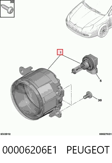 Протитуманки, ліваі, права на Suzuki Jimny  FJ