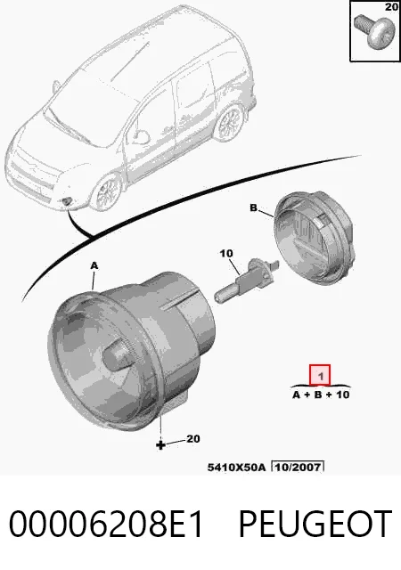 Фари протитуманні Citroen Jumpy I