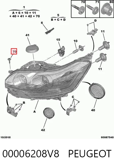 Фари Polcar 2334092V ціна, від 502.61 USD
