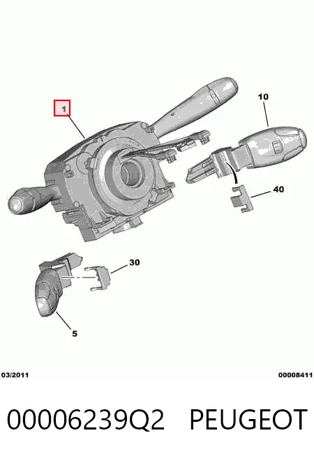 Перемикачі Citroen Berlingo фургон (M) (1996 - 2008) ціна, від 32.80 USD