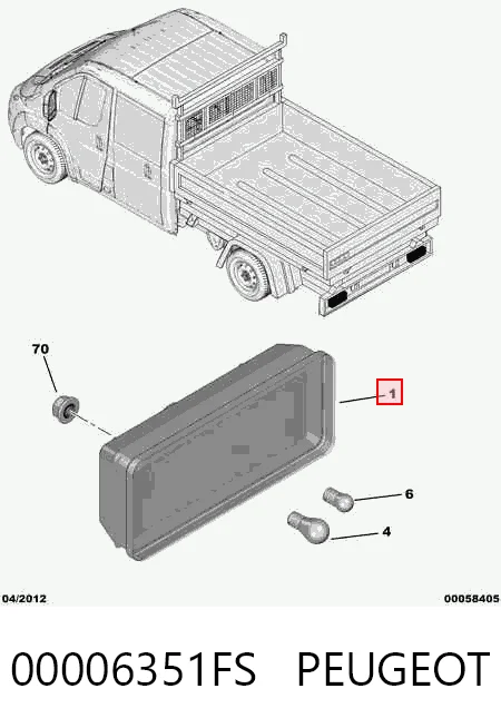 Ліхтар задній правий на Fiat Ducato II 230