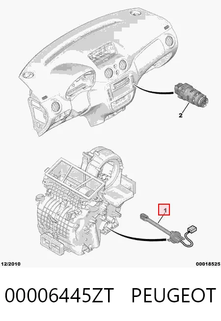 Купити 95517555 Opel Датчик температури салону