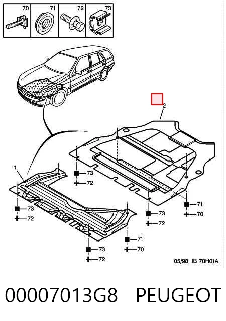 Захист моторного відсіку Polcar 57463471 ціна, від 29.03 USD