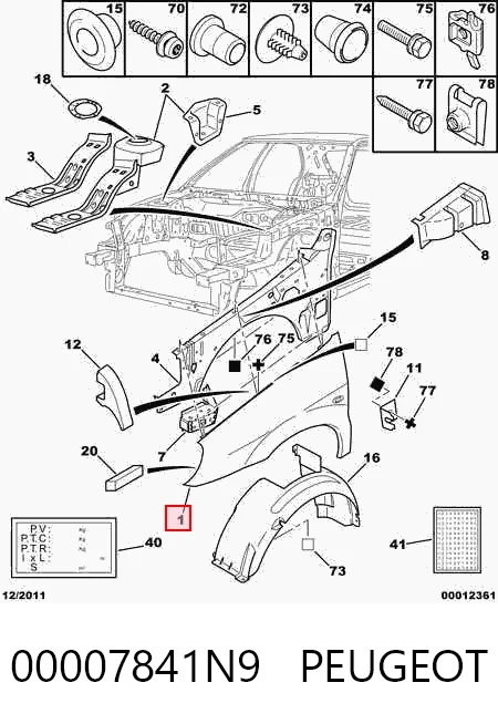 Крила на Citroen Xsara  N1