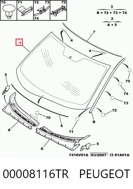 6102A795 Chrysler Автомобільне скло