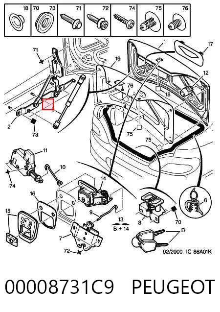 Купити GS0472 Magneti Marelli Амортизатор двері багажника