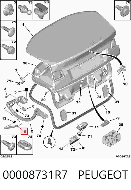 Купити GS0679 Magneti Marelli Амортизатор двері багажника