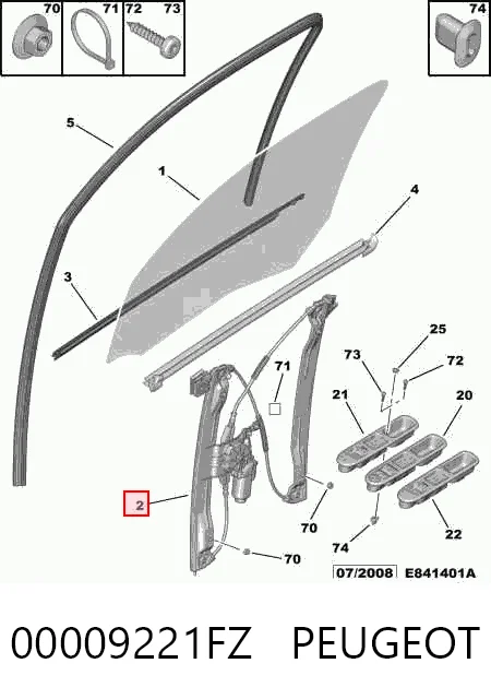 Купити AC935 Magneti Marelli Механізм стеклопідйомника водійських дверей