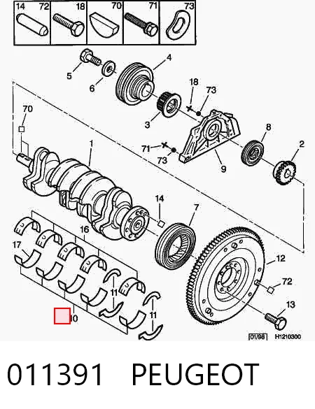 Шатунні вклалиші колінвала STD Federal Mogul 4141AF ціна, від 18.88 USD