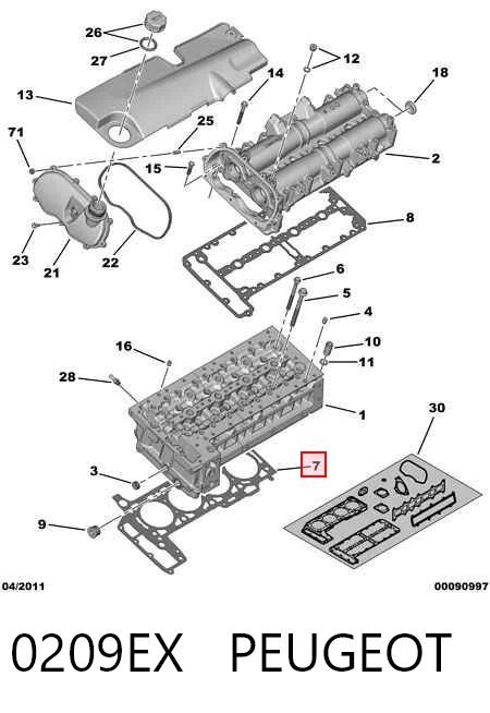 Прокладка ГБЦ Iveco 504093500 ціна, від 54.57 USD