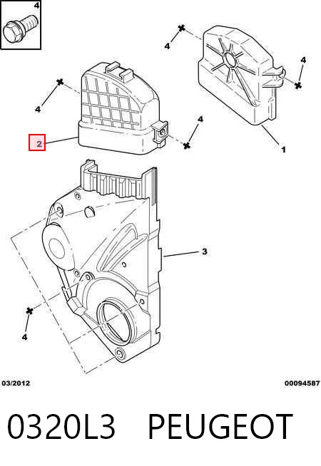Кожух/кришка/захист ременя ГРМ IMP5392 Impergom