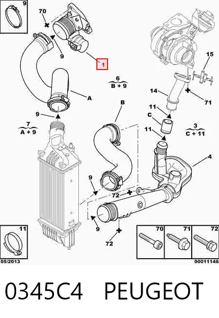 Купити 50CDSP3F Magneti Marelli Дросільна заслінка