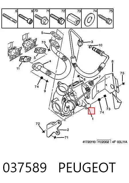 Турбіна Citroen Jumper фургон (230L) (1994 - 2002) ціна, від 182.19 USD