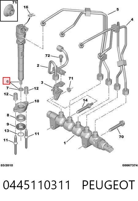 Купити 986435146 Bosch Форсунка дизельна в зборі, розпилювач + тримач