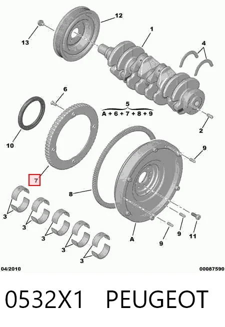 Маховик двигуна Opel 0616312 ціна, від 64.68 USD