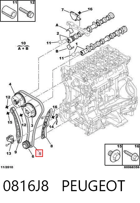 Ланцюг распредвала SAT ST1140A073