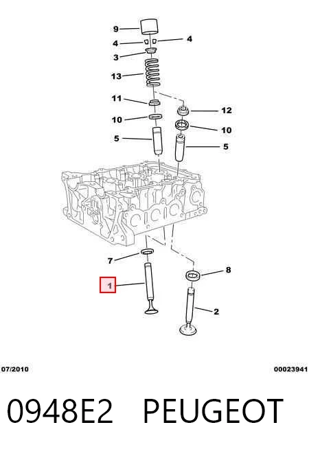 Клапан впускний BGA V998928 ціна, від 6.29 USD