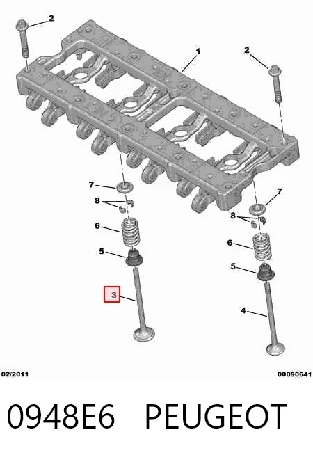 Купити 1271SCR Gieffe Клапан впускний