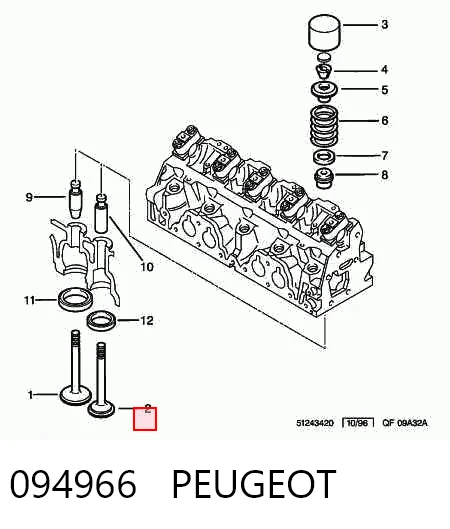 Купити 4609RCR Freccia Клапан випускний