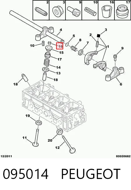 Сухарі клапана Deutz 02108102