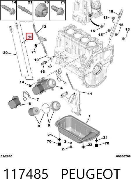 117485 Peugeot/Citroen Покажчик рівня масла