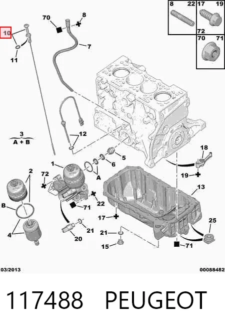 117488 Peugeot/Citroen Покажчик рівня масла