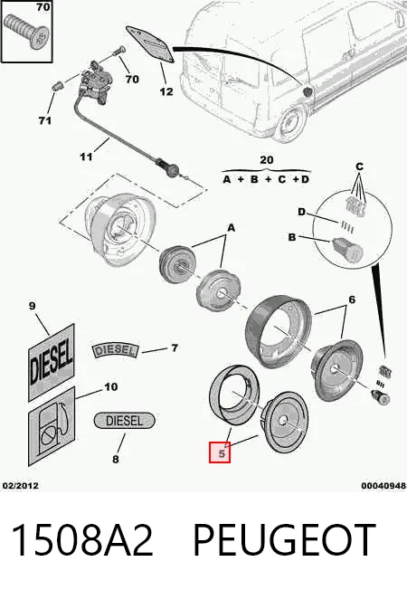 1508A2 Peugeot/Citroen 