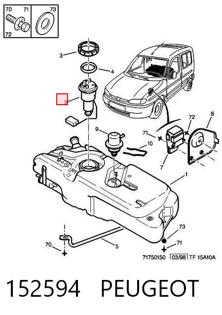 Модуль бензонасоса Bosch 986580171 ціна, від 101.40 USD