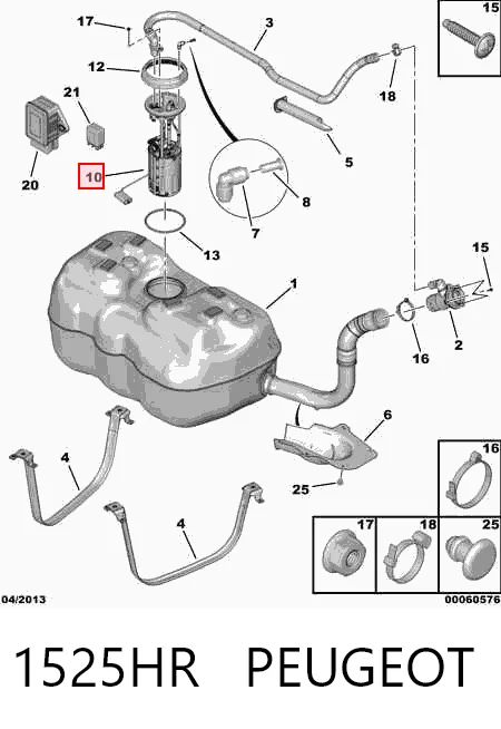 Бензонасос MAM00314M Magneti Marelli