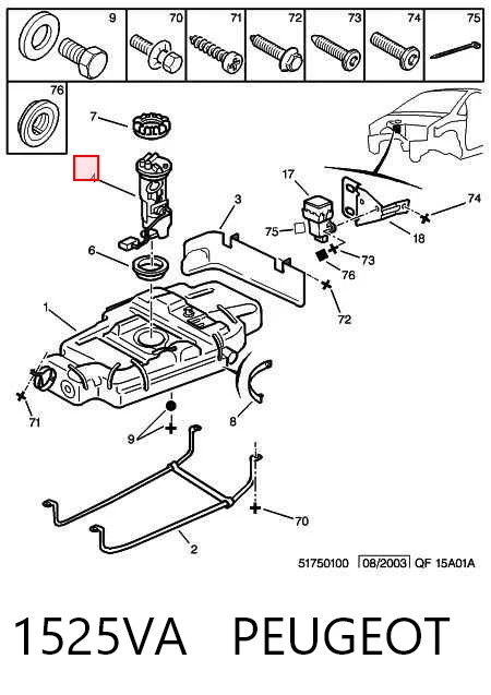 Модуль бензонасоса General Motors 96107921 ціна, від 31.03 USD