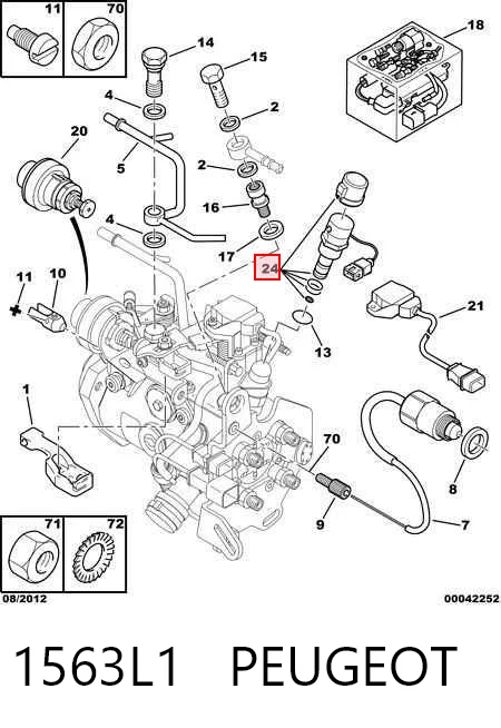 1563L1 Peugeot/Citroen Клапан ТНВД (дизель-стоп)