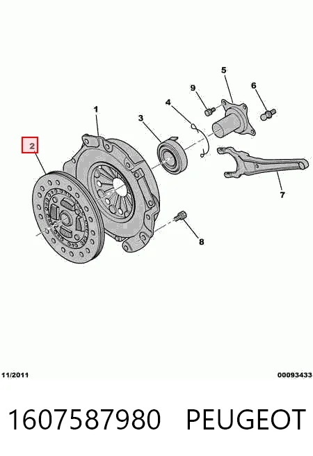 Купити MBD117U Exedy Диск зчеплення