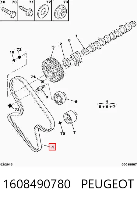Купити 9620409980 Fiat/Alfa/Lancia Ремінь газорозподільного механізму