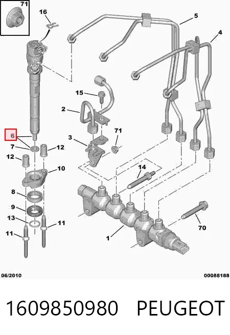 Форсунка інжектора Bosch 986435146