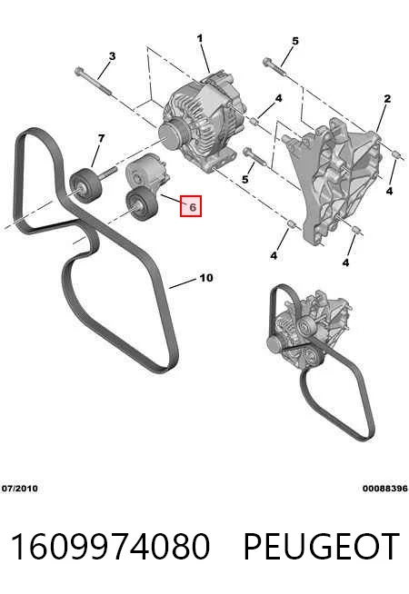 Купити 55244469 Chrysler Натягувач приводного ременя