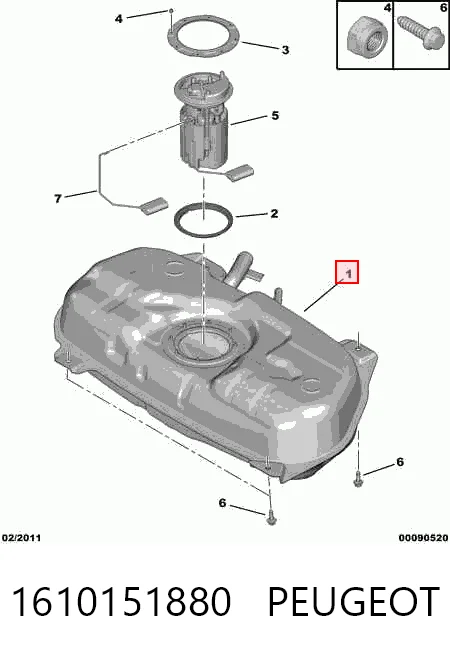 Купити Паливний бак Fiat Linea  323