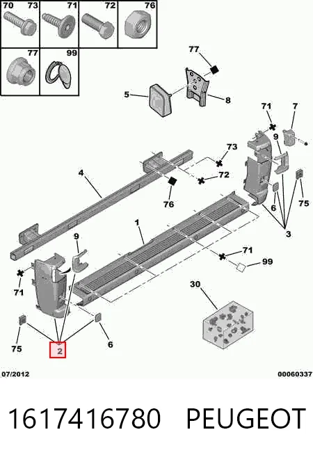 Кут бампера заднього лівий Fast FT91445G ціна, від 26.03 USD
