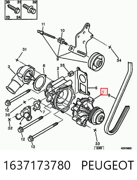 Помпа охолодження Lada 21114130701000 ціна, від 30.82 USD